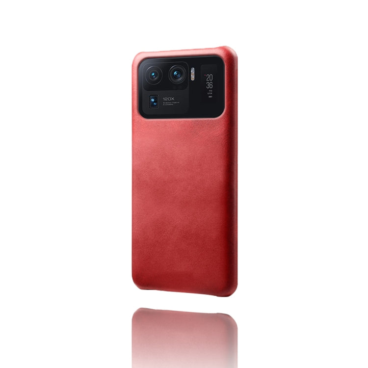 For Xiaomi Mi 11 Ultra Calf Texture PC + PU Phone Case
