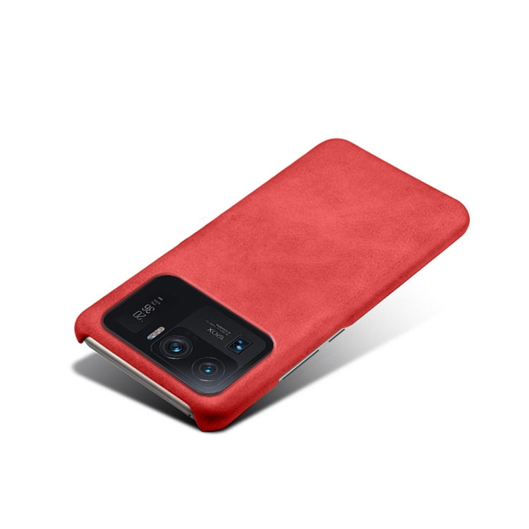 For Xiaomi Mi 11 Ultra Calf Texture PC + PU Phone Case