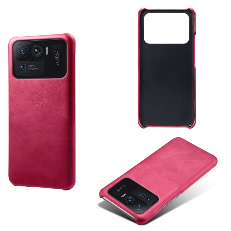 For Xiaomi Mi 11 Ultra Calf Texture PC + PU Phone Case