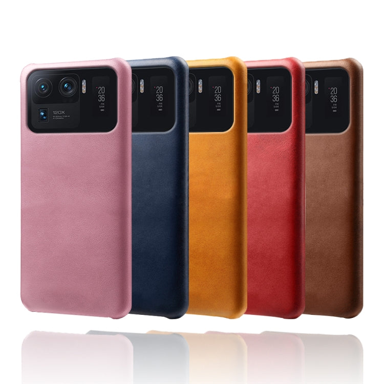 For Xiaomi Mi 11 Ultra Calf Texture PC + PU Phone Case