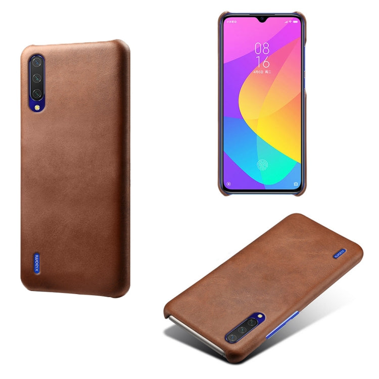 For Xiaomi Mi CC9 / Mi 9 Lite Calf Texture PC + PU Phone Case