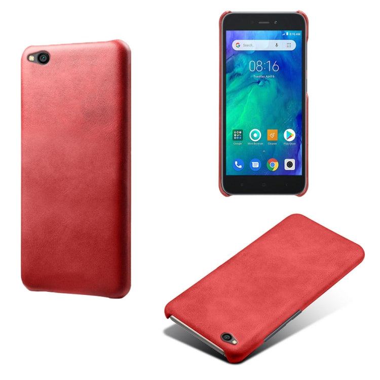 For Xiaomi Redmi Go Calf Texture PC + PU Phone Case
