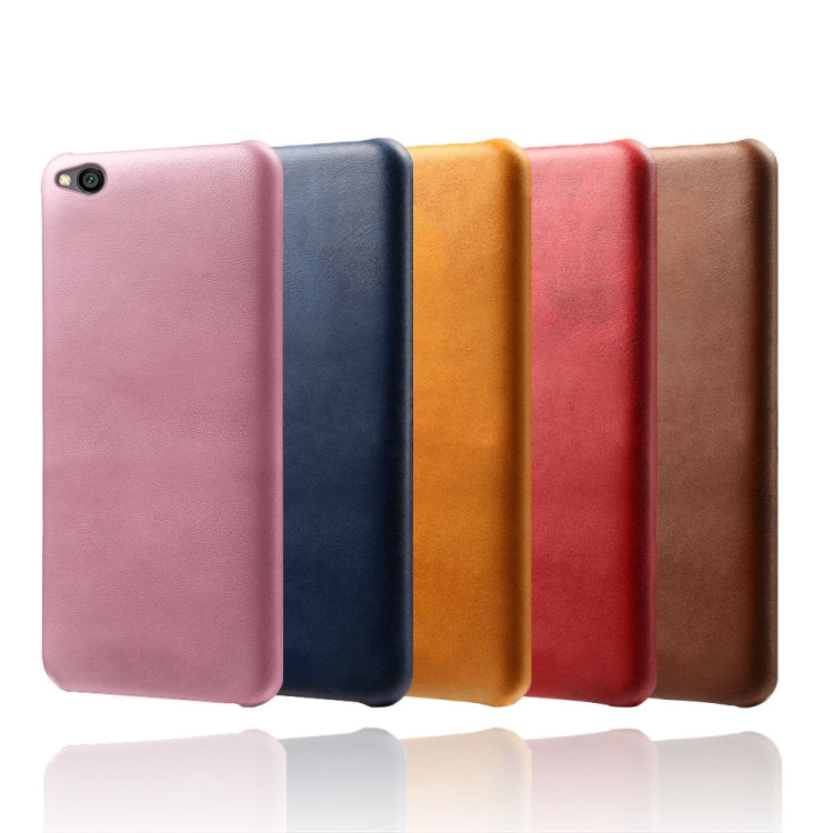 For Xiaomi Redmi Go Calf Texture PC + PU Phone Case