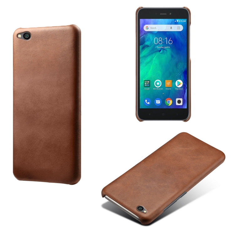 For Xiaomi Redmi Go Calf Texture PC + PU Phone Case