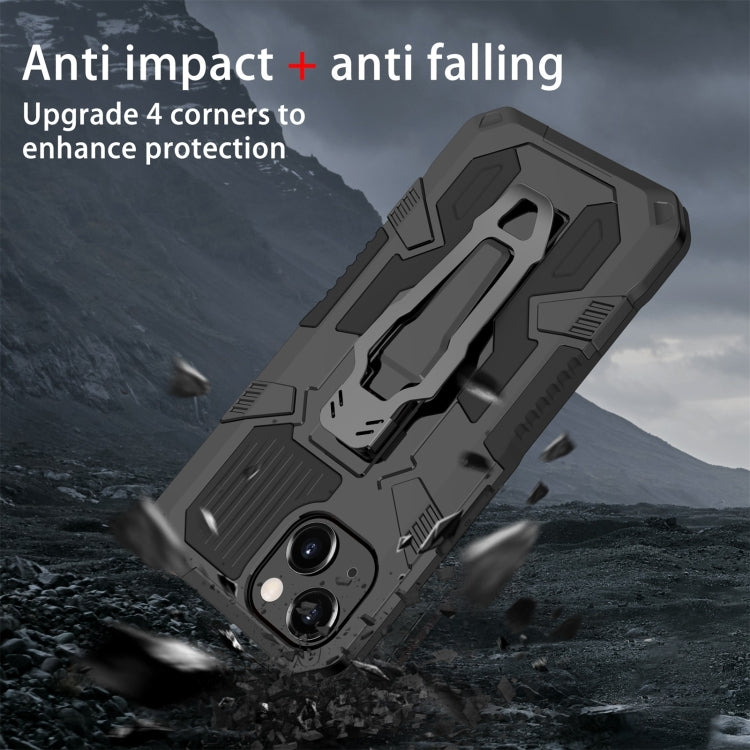 For iPhone 13 Pro Machine Armor Warrior PC + TPU Phone Case