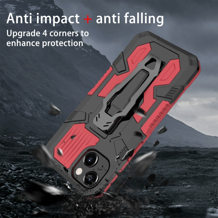 For iPhone 13 Pro Machine Armor Warrior PC + TPU Phone Case