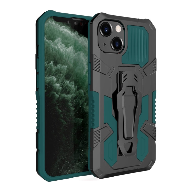 For iPhone 13 Pro Machine Armor Warrior PC + TPU Phone Case
