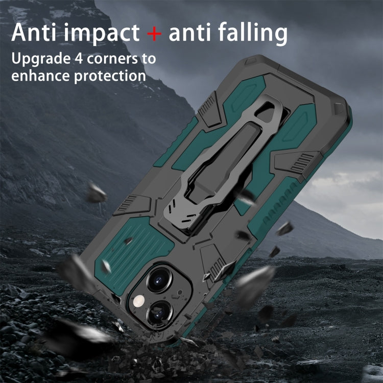 For iPhone 13 Pro Machine Armor Warrior PC + TPU Phone Case