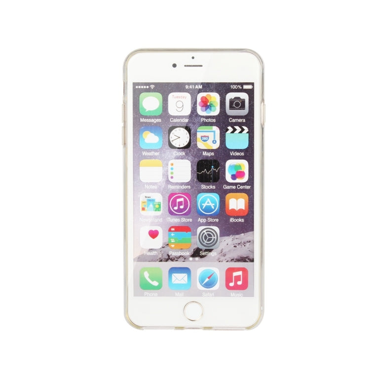 For iPhone 7 Plus / 8 Plus Glittery Powder Shockproof TPU Protective Case with Ring Holder