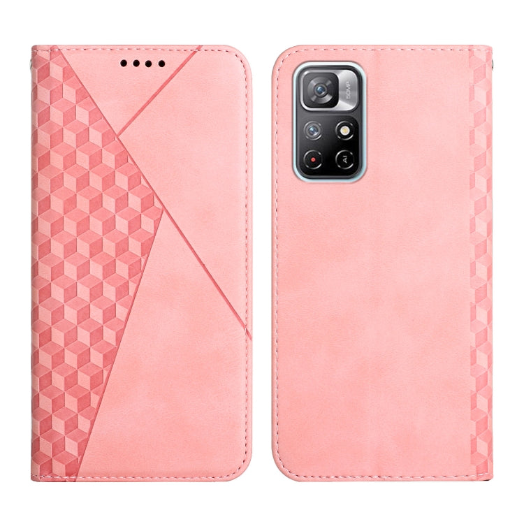 For Xiaomi Redmi Note 11 5G Skin Feel Magnetic Leather Phone Case
