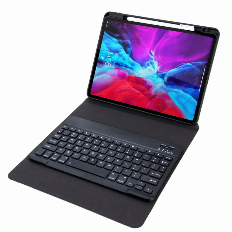 H-102 Bluetooth Keyboard Leather Case with Rear Three-fold Holder For iPad 10.2 2020 & 2019 / Pro 10.5 inch