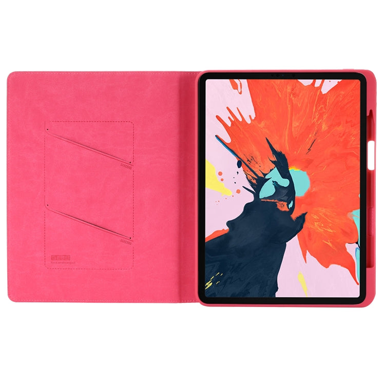 For iPad Pro 11 inch GEBEI PU+TPU Horizontal Flip Protective Case with Holder & Card Slots