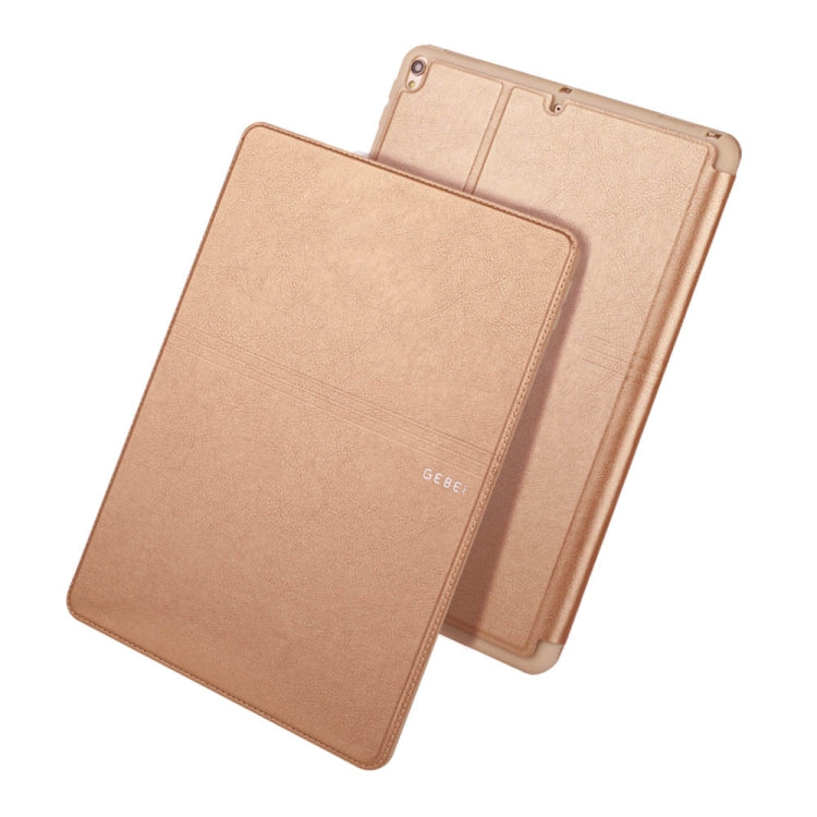For iPad Pro 10.5 inch GEBEI Full Coverage Horizontal Flip Protective Case with Holder & Card Slots