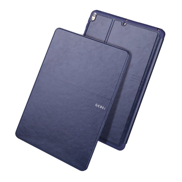 For iPad Pro 10.5 inch GEBEI Full Coverage Horizontal Flip Protective Case with Holder & Card Slots