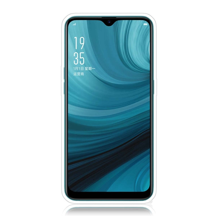 For OPPO A7 Glittery Powder Shockproof TPU Protective Case with Ring Holder