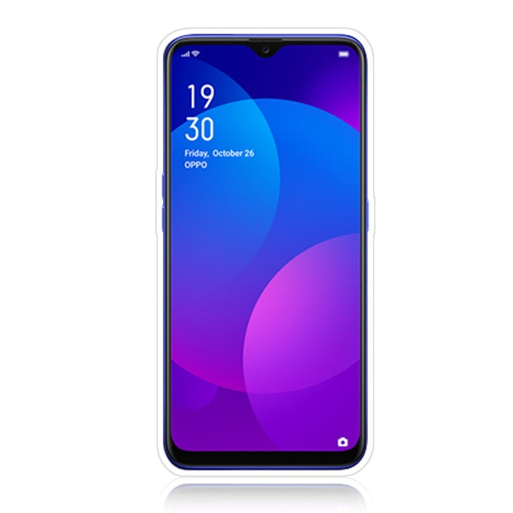 For OPPO F11 Glittery Powder Shockproof TPU Protective Case with Ring Holder