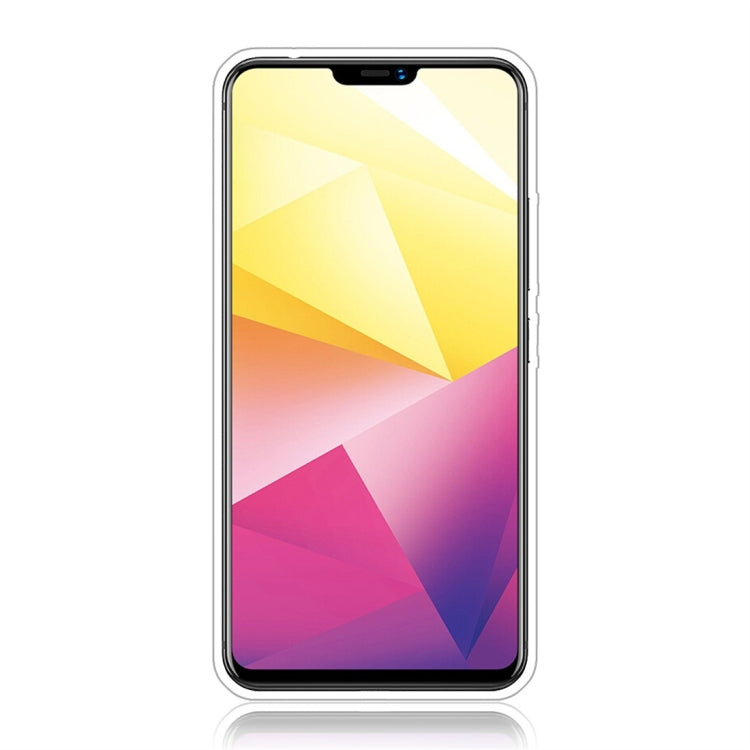 For Vivo X21i Glittery Powder Shockproof TPU Protective Case with Ring Holder