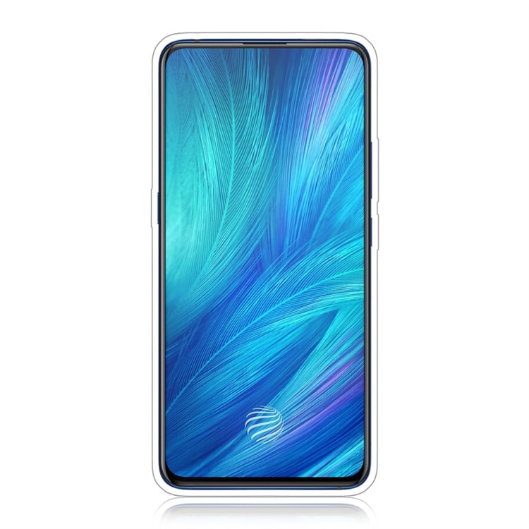 For Vivo X27 Glittery Powder Shockproof TPU Protective Case with Ring Holder