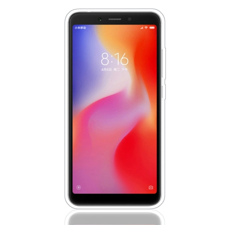 For Xiaomi Redmi 6A Glittery Powder Shockproof TPU Protective Case with Ring Holder