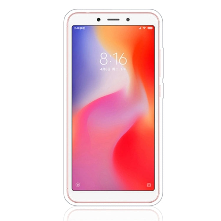 For Xiaomi Redmi 6 Glittery Powder Shockproof TPU Protective Case with Ring Holder