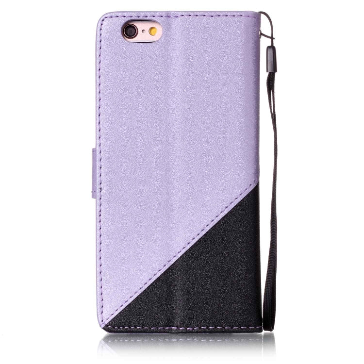 For iPhone 6 & 6s Matching Color Frosted Texture Horizontal Flip PU Leather Case with Holder & Card Slots & Lanyard