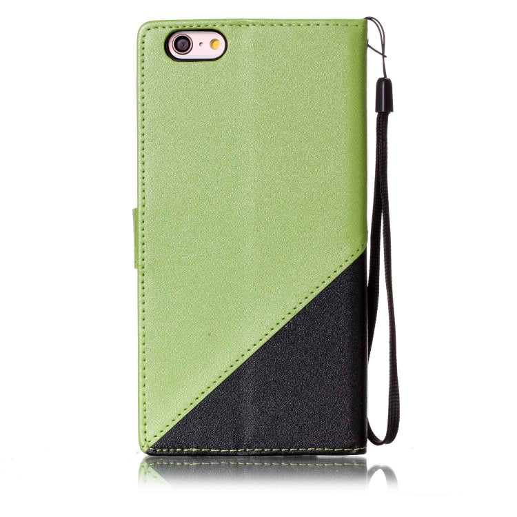 For iPhone 6 & 6s Matching Color Frosted Texture Horizontal Flip PU Leather Case with Holder & Card Slots & Lanyard