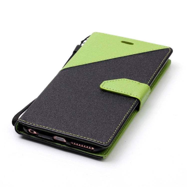 For iPhone 6 Plus & 6s Plus Matching Color Frosted Texture Horizontal Flip PU Leather Case with Holder & Card Slots & Lanyard