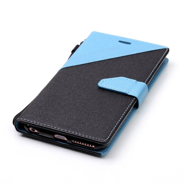 For iPhone 6 Plus & 6s Plus Matching Color Frosted Texture Horizontal Flip PU Leather Case with Holder & Card Slots & Lanyard