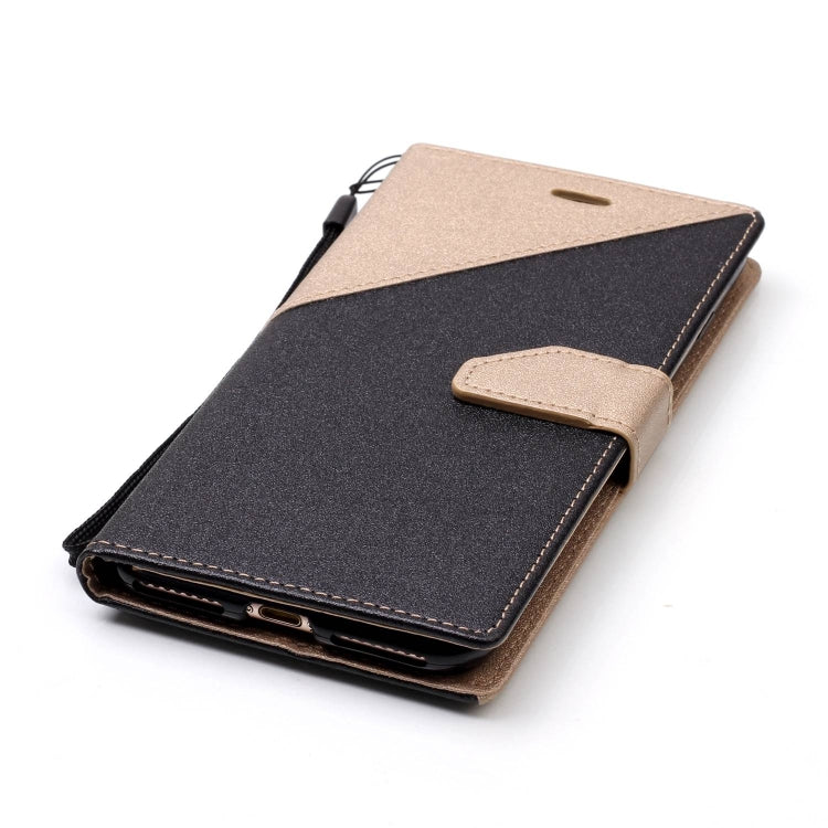 For iPhone 8 Plus & 7 Plus Matching Color Frosted Texture Horizontal Flip PU Leather Case with Holder & Card Slots & Lanyard