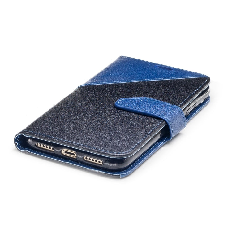 For iPhone X & XS Matching Color Frosted Texture Horizontal Flip PU Leather Case with Holder & Card Slots & Lanyard