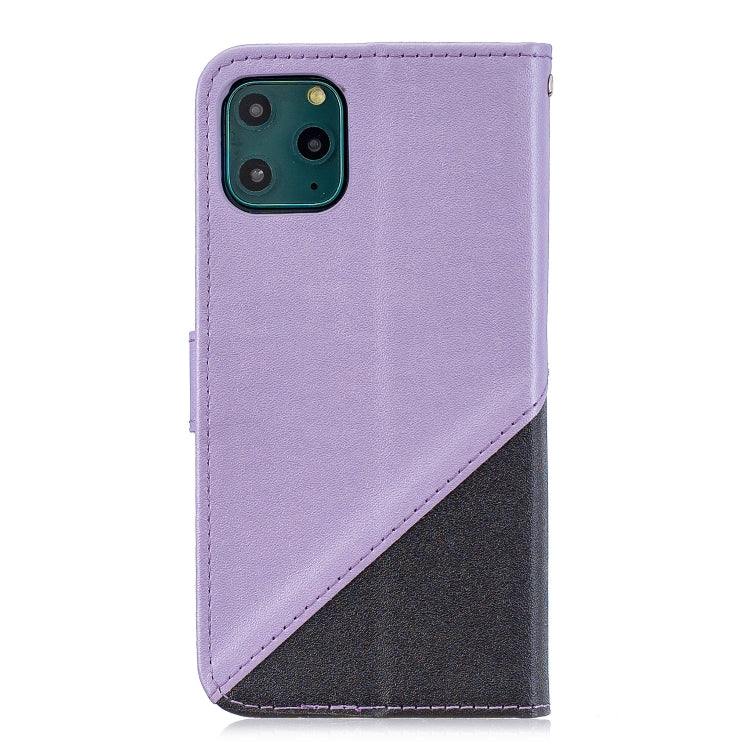 For iPhone 11 Matching Color Frosted Texture Horizontal Flip PU Leather Case with Holder & Card Slots & Lanyard