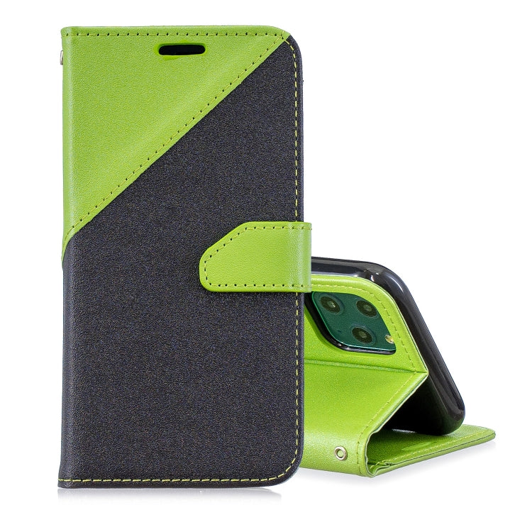 For iPhone 11 Matching Color Frosted Texture Horizontal Flip PU Leather Case with Holder & Card Slots & Lanyard