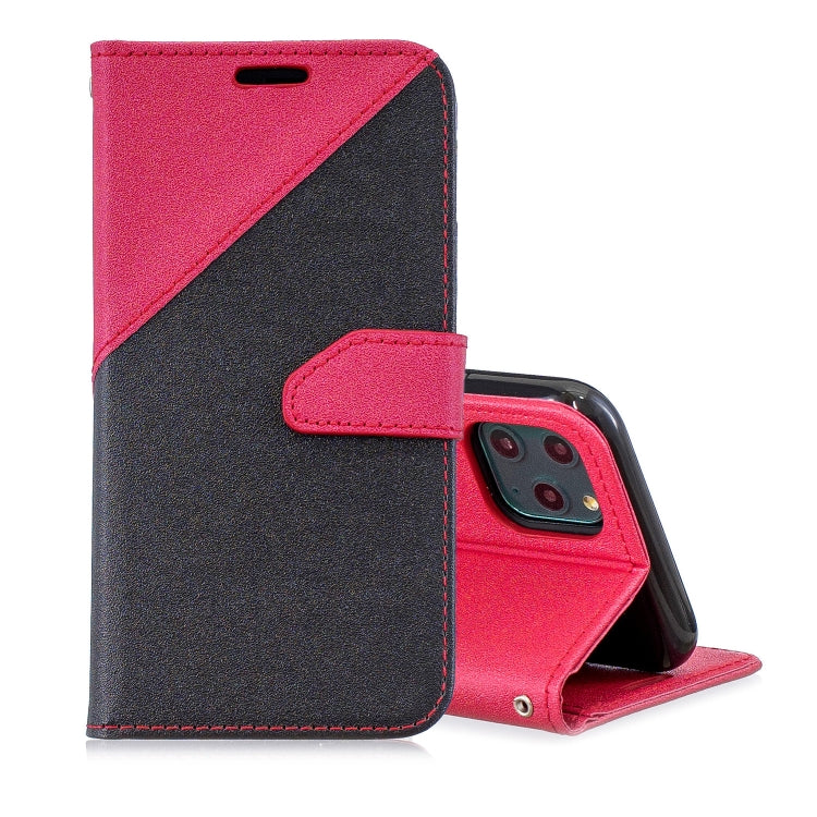 For iPhone 11 Matching Color Frosted Texture Horizontal Flip PU Leather Case with Holder & Card Slots & Lanyard