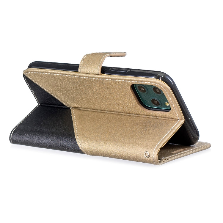 For iPhone 11 Matching Color Frosted Texture Horizontal Flip PU Leather Case with Holder & Card Slots & Lanyard