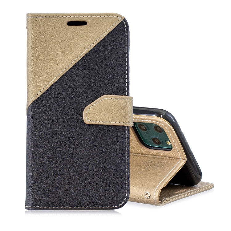 For iPhone 11 Matching Color Frosted Texture Horizontal Flip PU Leather Case with Holder & Card Slots & Lanyard