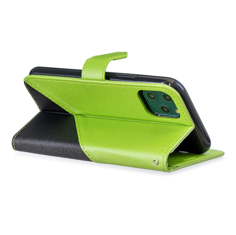 For iPhone 11 Pro Matching Color Frosted Texture Horizontal Flip PU Leather Case with Holder & Card Slots & Lanyard