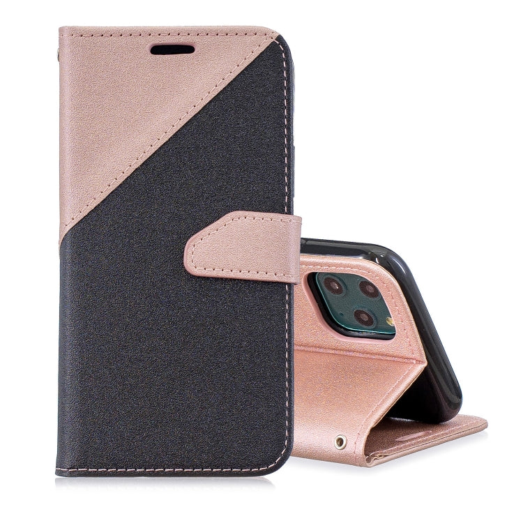 For iPhone 11 Pro Matching Color Frosted Texture Horizontal Flip PU Leather Case with Holder & Card Slots & Lanyard