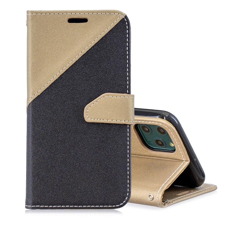 For iPhone 11 Pro Matching Color Frosted Texture Horizontal Flip PU Leather Case with Holder & Card Slots & Lanyard