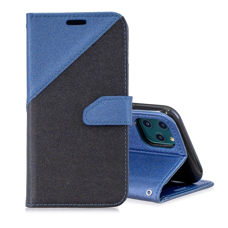 For iPhone 11 Pro Max Matching Color Frosted Texture Horizontal Flip PU Leather Case with Holder & Card Slots & Lanyard