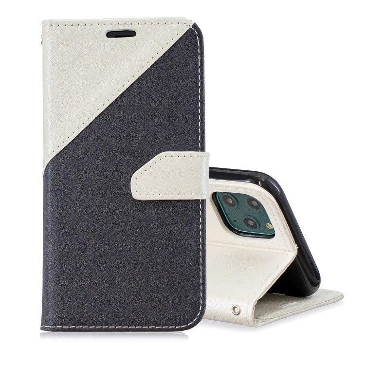 For iPhone 11 Pro Max Matching Color Frosted Texture Horizontal Flip PU Leather Case with Holder & Card Slots & Lanyard
