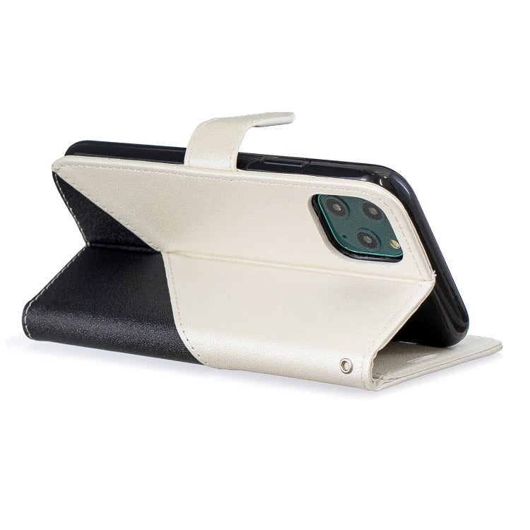 For iPhone 11 Pro Max Matching Color Frosted Texture Horizontal Flip PU Leather Case with Holder & Card Slots & Lanyard