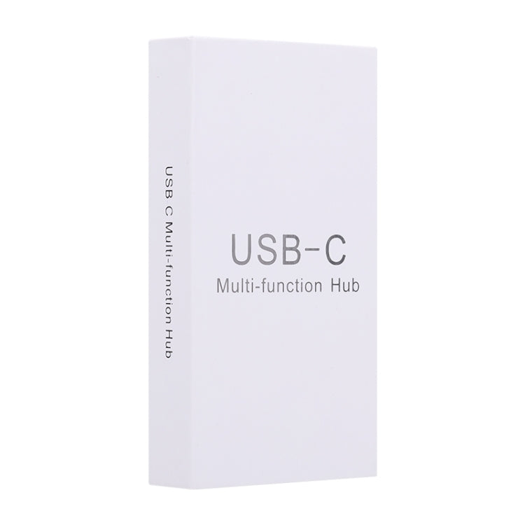 V195A USB-C / Type-C Female to M.2 NVMe SSD Hard Drive Enclosure(Grey)