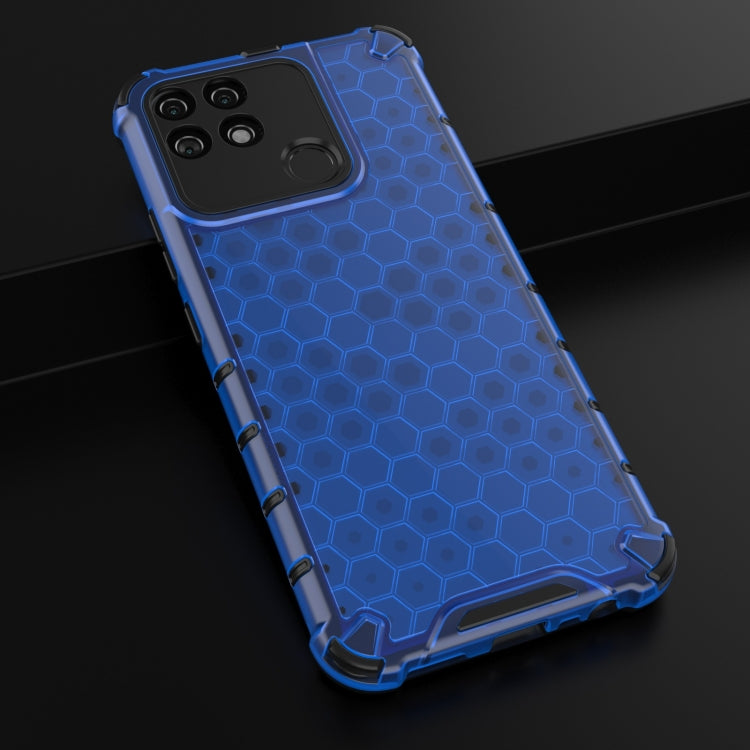 For OPPO Realme Narzo 50A Honeycomb PC + TPU Phone Case