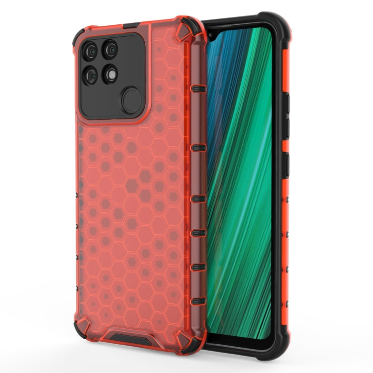 For OPPO Realme Narzo 50A Honeycomb PC + TPU Phone Case