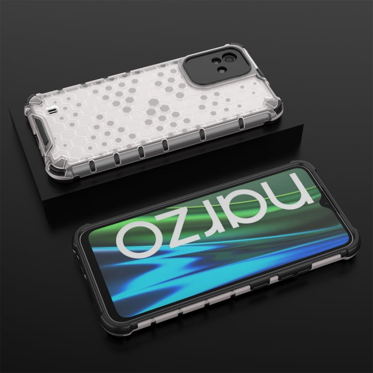 For OPPO Realme Narzo 50 4G Honeycomb PC + TPU Phone Case