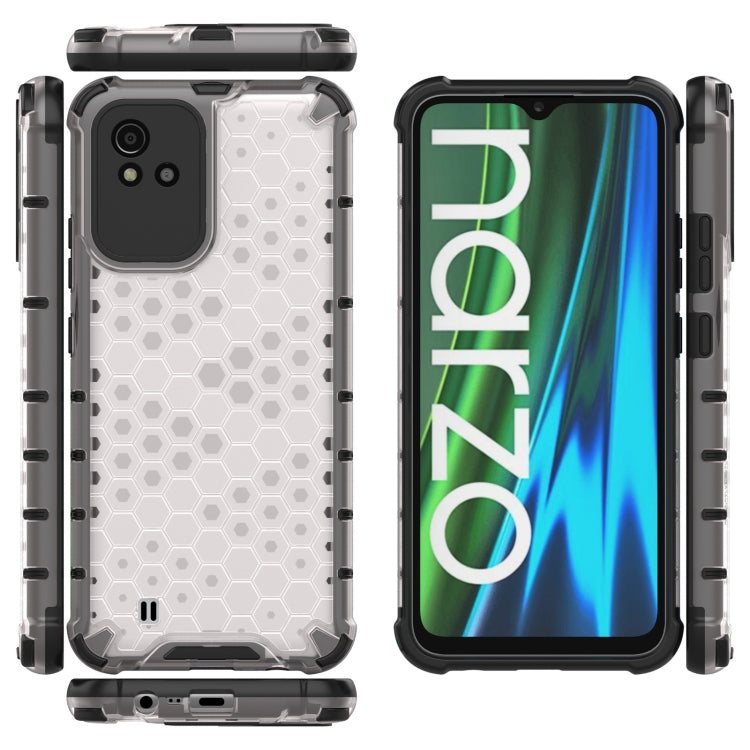 For OPPO Realme Narzo 50 4G Honeycomb PC + TPU Phone Case