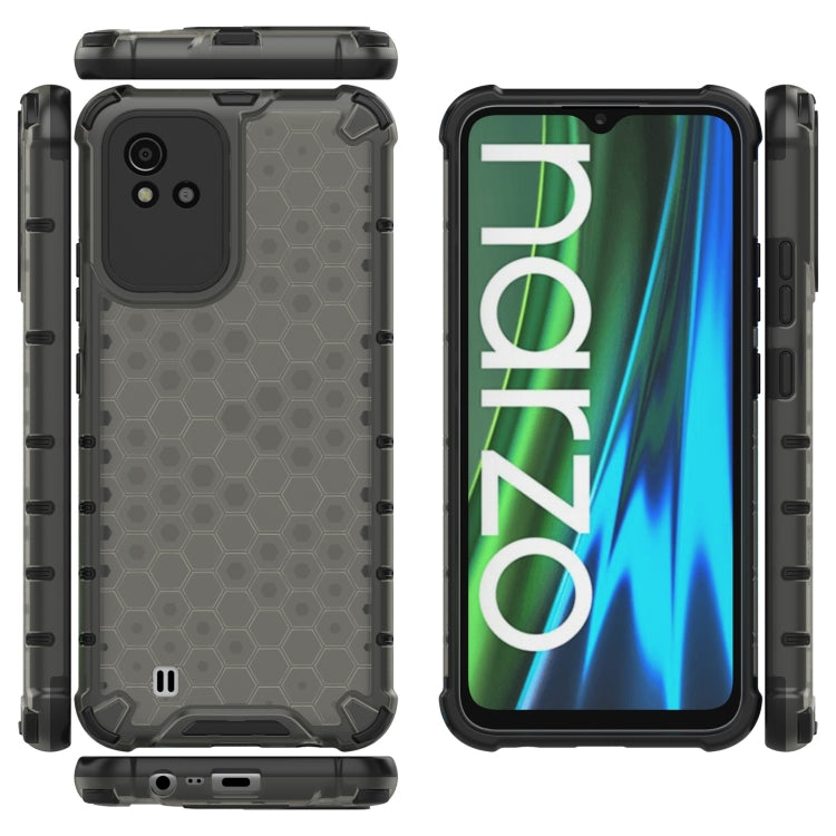 For OPPO Realme Narzo 50 4G Honeycomb PC + TPU Phone Case