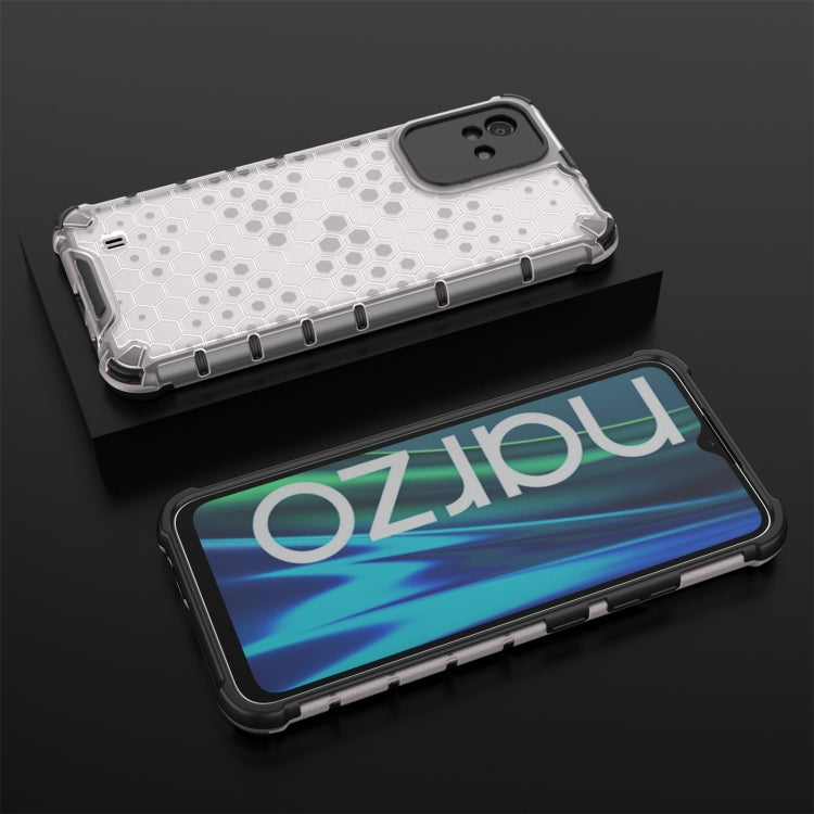 For OPPO Realme Narzo 50i Honeycomb PC + TPU Phone Case