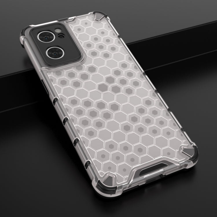 For OPPO Reno7 5G Honeycomb PC + TPU Phone Case
