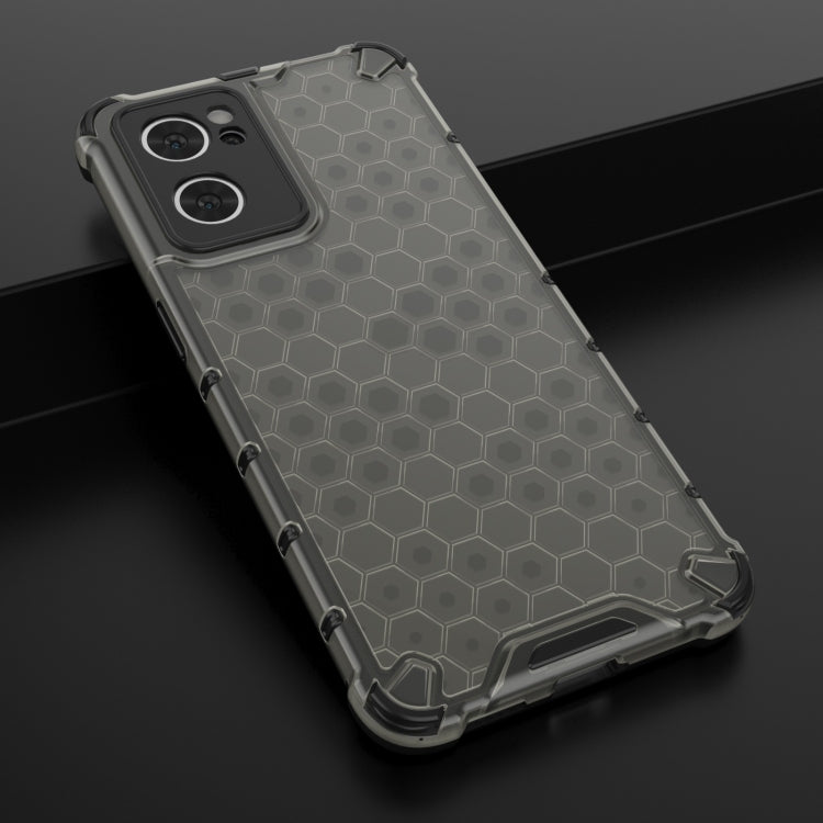 For OPPO Reno7 5G Honeycomb PC + TPU Phone Case